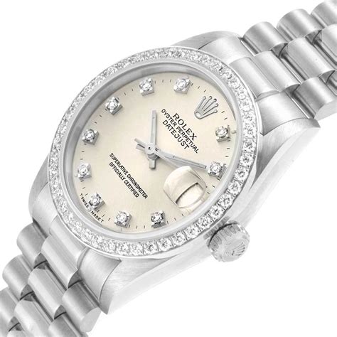 platinum diamond rolex|rolex for women platinum.